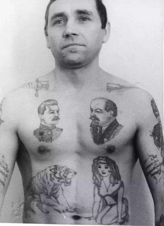 俄罗斯监狱纹身--刻在身上的七宗罪