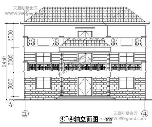 农村三层自建房设计图平面图,卧室多!