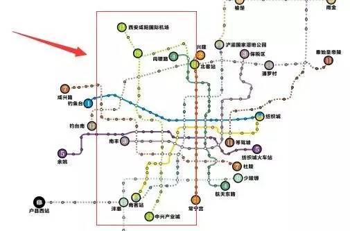 所有西安人,地铁过不过你家门口,快来看地铁最新规划图!