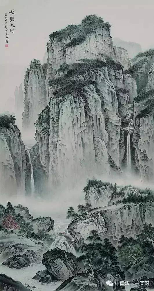 师从著名山水大师何延喆,花鸟大师霍春阳.