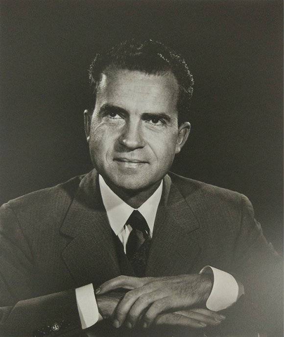 图为理查德·尼克松(richard milhous nixon).