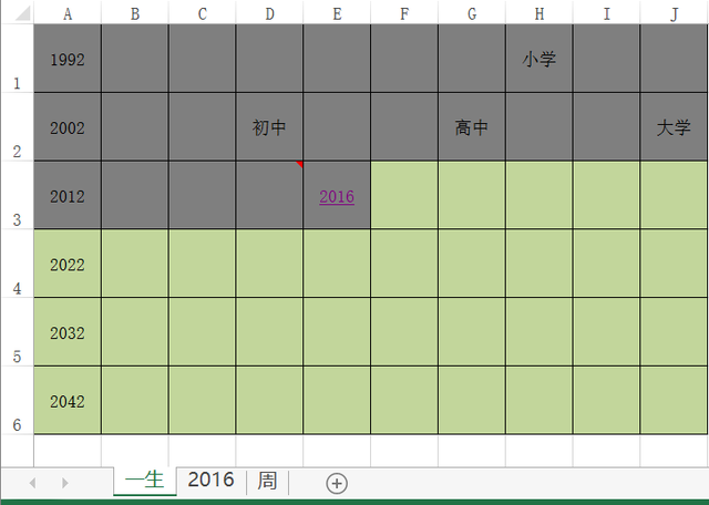 『书客英语·第10周』小白学用excel制作人生表格,书库