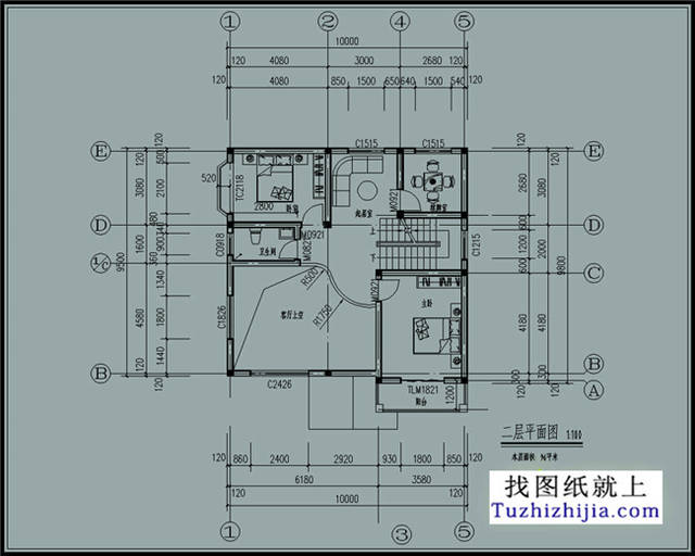 电施:电气设计说明及图例,一层照明平面图,二层别墅照明平面图,一层