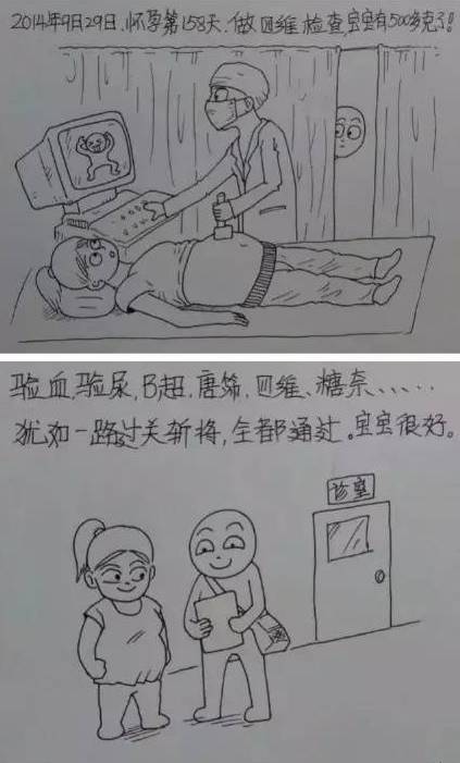 老公为老婆画了从怀孕到宝宝出生的漫画!满满都是爱!