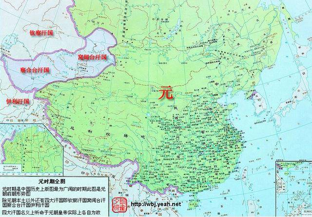 历数古代七大王朝版图,元清对中国领土贡献最大