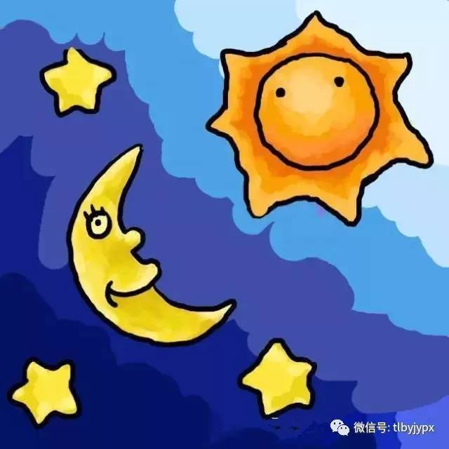 小班语言教案:太阳和月亮