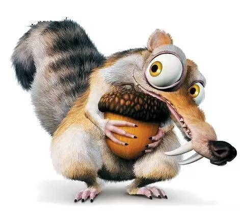 scrat plays an important role in the ice age 4 剑齿松鼠在《冰河