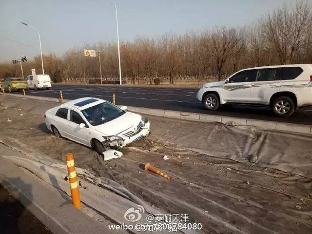 天津司机注意,这里2天之内,每天一起同样的交通事故!