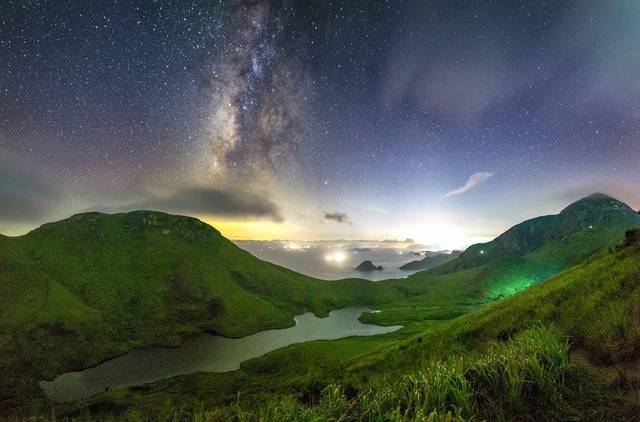 吴家兵 嵛山岛星空