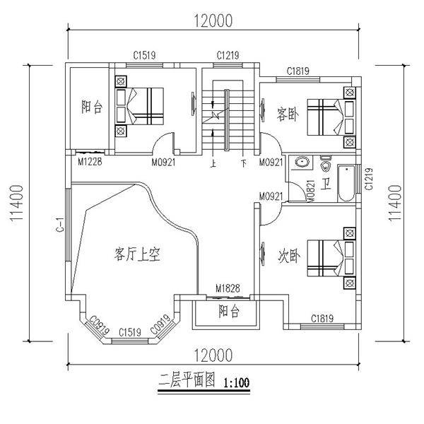 梯形楼房设计图农村展示