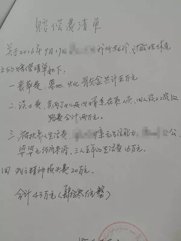 一,丧葬费:墓地,火化,骨灰盒共计5万元; 二,误工费:患者两个女儿,两