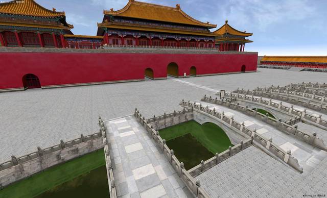 到了明代修建紫禁城时,皇帝不惜重金也要打造恢宏壮丽的宫殿建筑群,每