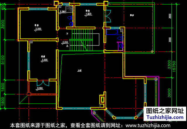 楼中楼复式二层别墅设计图纸