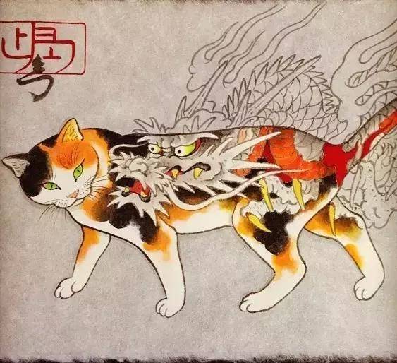 的纹身师和插画师, 他的作品 《monmon cats》融合了浮世绘的美学风格