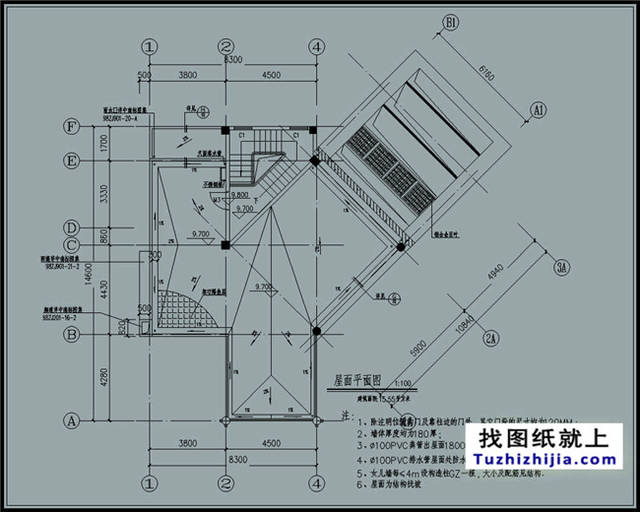 带地下车库现代三层别墅钢结构别墅设计图及效果图