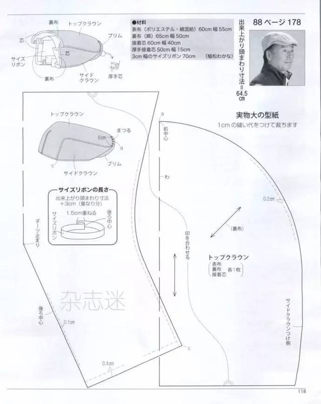 帽子款式及纸样(2)