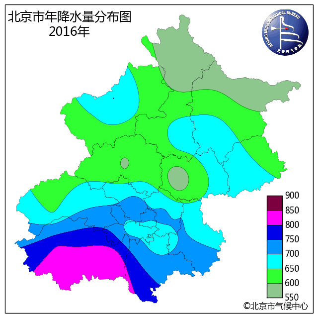 2016年北京气候特征