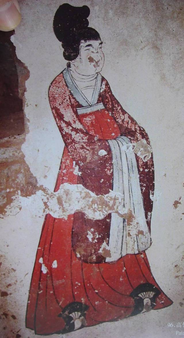 吐鲁番阿斯塔纳墓张礼臣墓出土唐代舞女绢画
