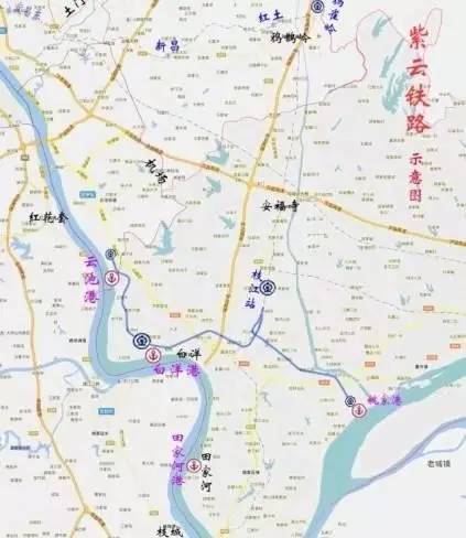 >>>> 紫云地方铁路 投资23亿元,连接三区四港(猇亭,白洋,姚家港开发