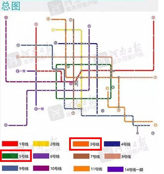 地铁线路,其中三号线和五号线可直达河南省洛阳正骨医院(河南省骨科