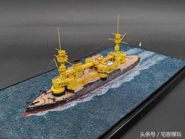 模型制作范例:1/700 法国奥什号铁甲舰