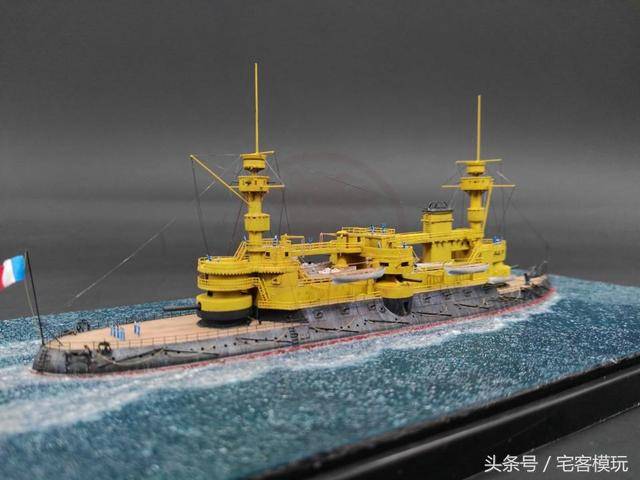 模型制作范例:1/700 法国奥什号铁甲舰