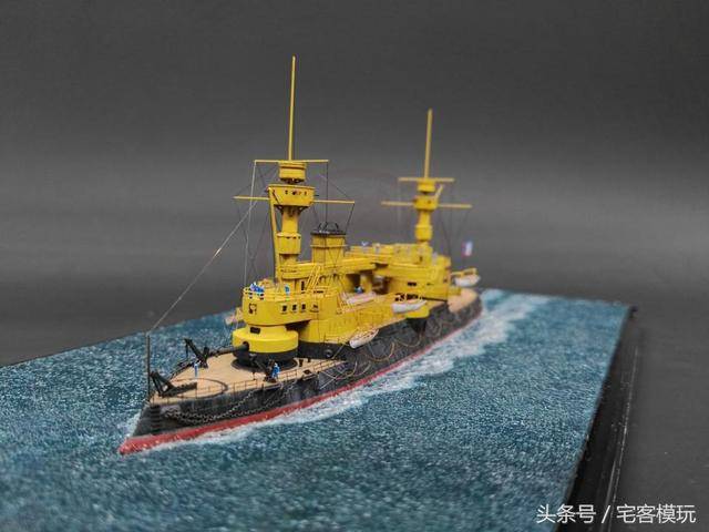 模型制作范例:1/700 法国奥什号铁甲舰