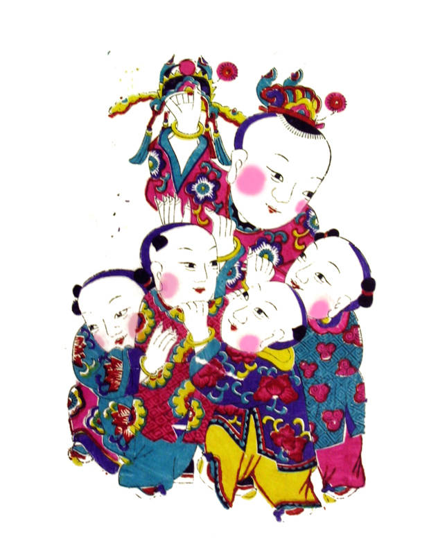 中国传统年画,就是这么喜庆,就是这么吉祥