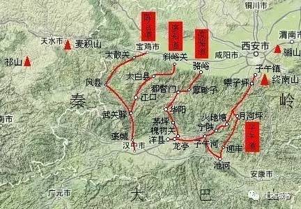 秦岭古道过去穿越秦岭,并非易事.由于长安一直贵为"国都.