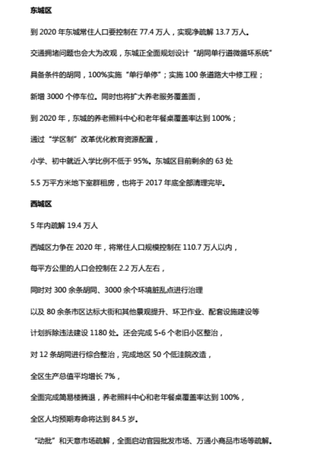 东城区 人口疏散 2020_北京东城区