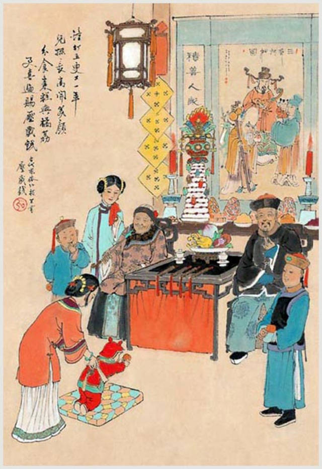 【成都心田花开学校】一百幅古代风俗画,轻松了解全年传统习俗文化(二