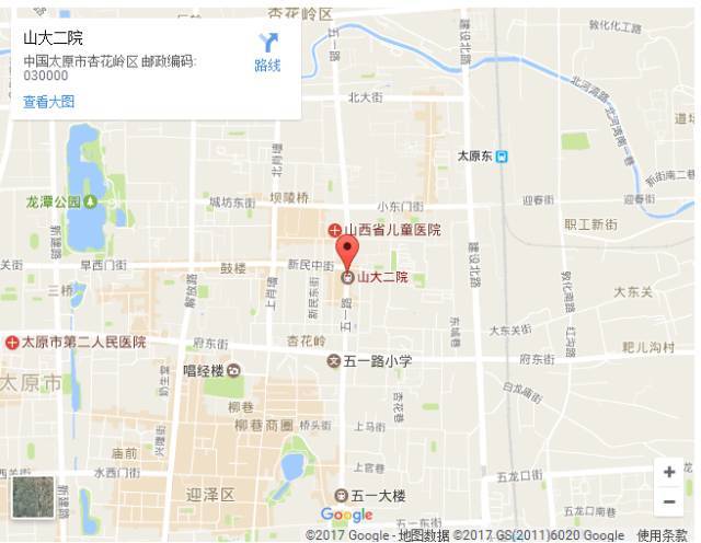 11个示范区规划分布 太原市小店区 学府公园片区 东至坞城路,南至