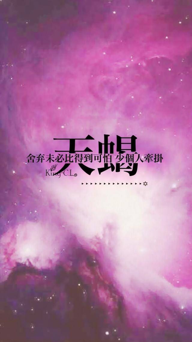 十二星座丨极简唯美手机壁纸