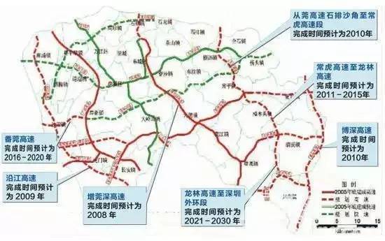 今年东莞这几条高速路段将建成通车!以后出行更加方便