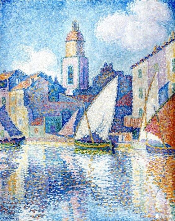 点彩绘画—法国新印象派(点彩派)画家paulsignac