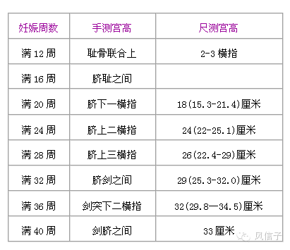 宫高:宫底高度的简称,如发现与妊娠周数不符,过大或过小都要寻找原因.