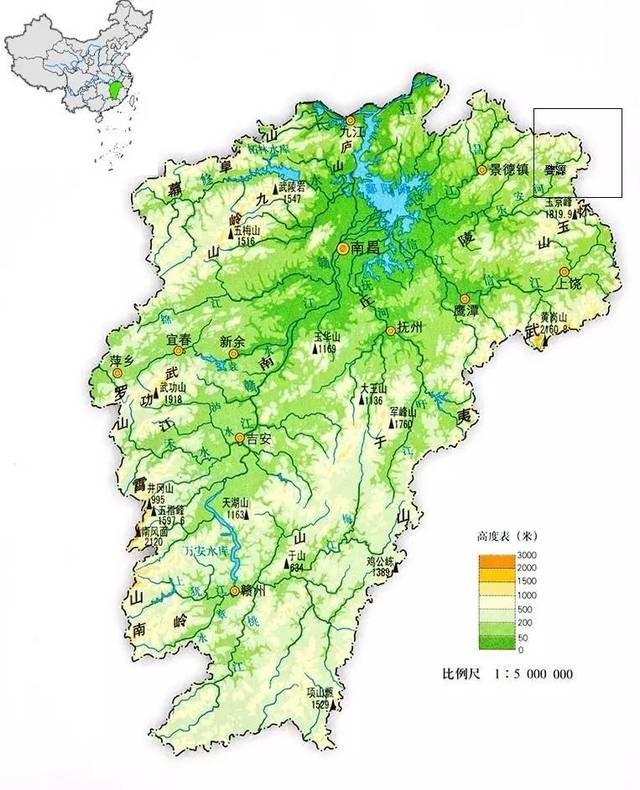 从自然地理上看,属于 江西饶河水系,山是江西的山,水是江西的水.
