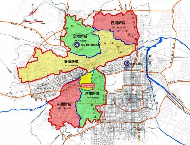 西安主城区人口_西安主城区用地规划-一城多心九宫格局 2020年西安将成千万人