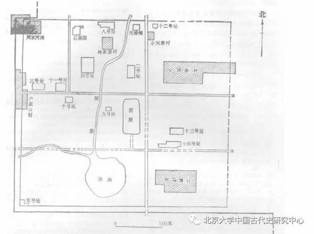 汉长安城未央宫遗址平面图