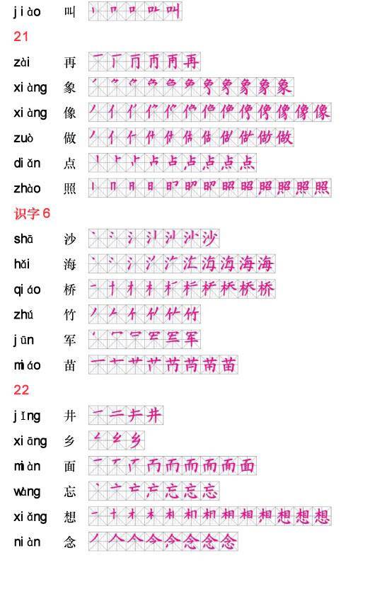 七百个生字笔顺,收藏给孩子.