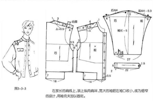 宽松无省茧型落肩袖的结构设计与款式赏