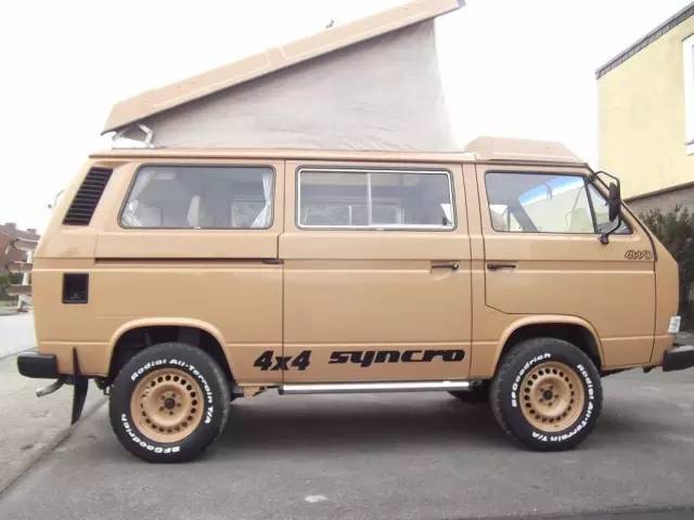 能越野的大众四驱面包车--t3 syncro