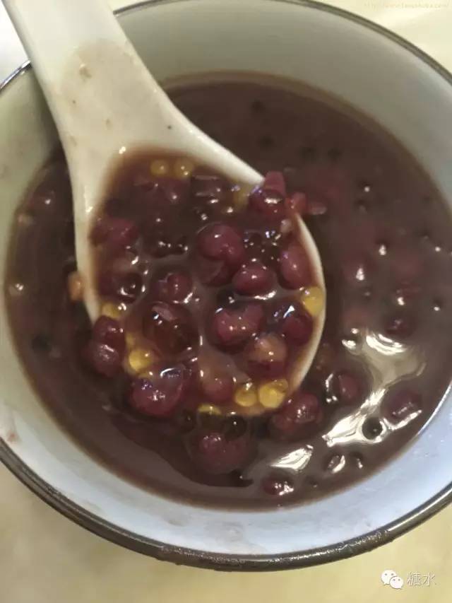 粒粒红豆西米露糖水