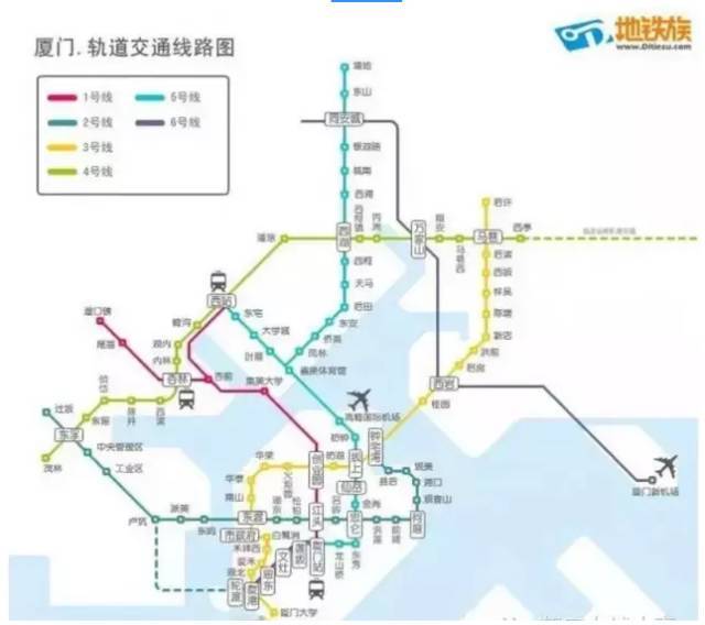 出门想做啥交通工具应有尽有 想想还有点小激动啊 地铁覆盖了厦门六个