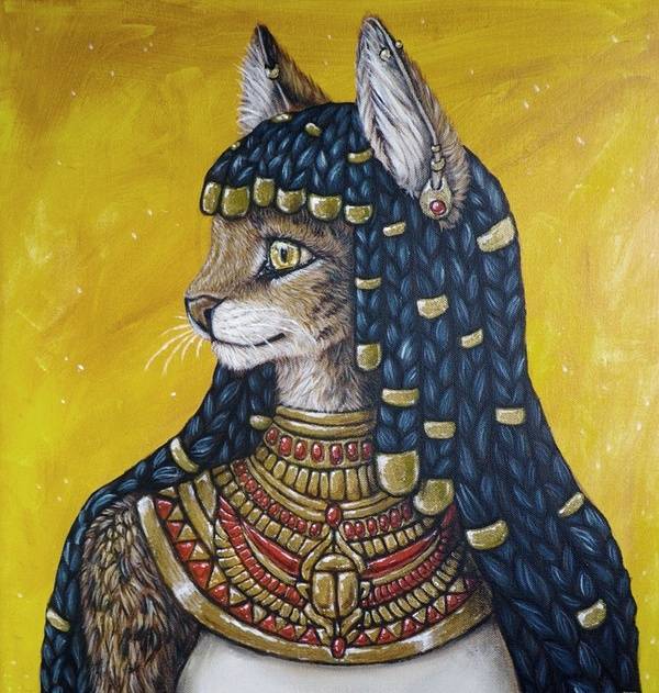 它名叫bastet,可以译为贝斯特或者芭丝特,是古埃及的猫神