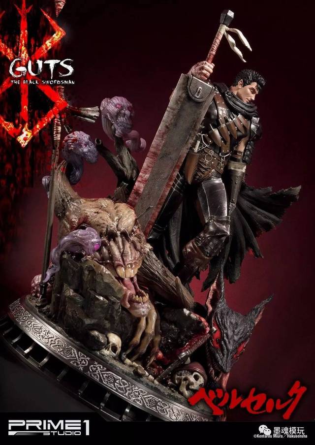 prime 1 studio 新品:36寸《剑风传奇/烙印战士》- 格斯/guts 雕像