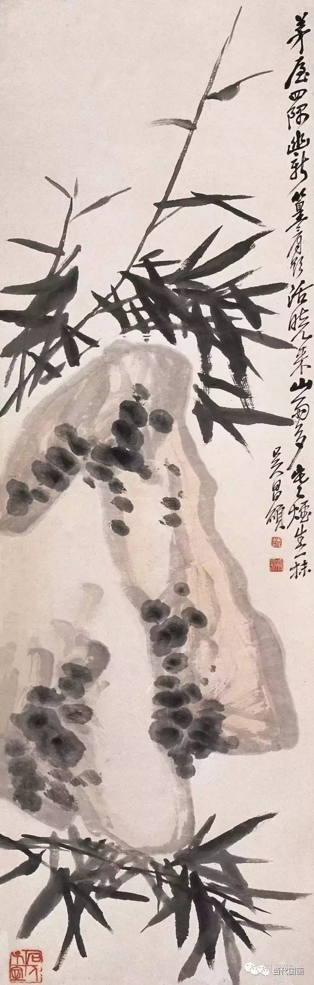 吴昌硕画竹,豪迈跌宕,畅快淋漓!