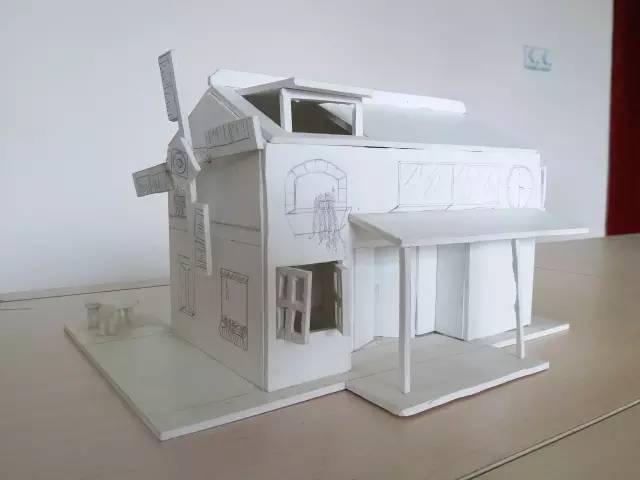 我的家纸板建筑模型2