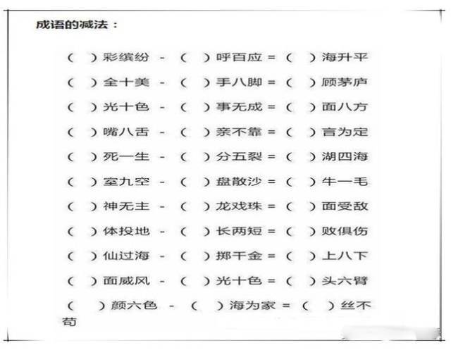 有趣,成语可以这么学!