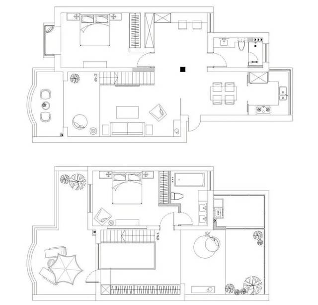 顶层复式老公房居然也能华丽变身loft,看了才知道设计师胆子这么大!